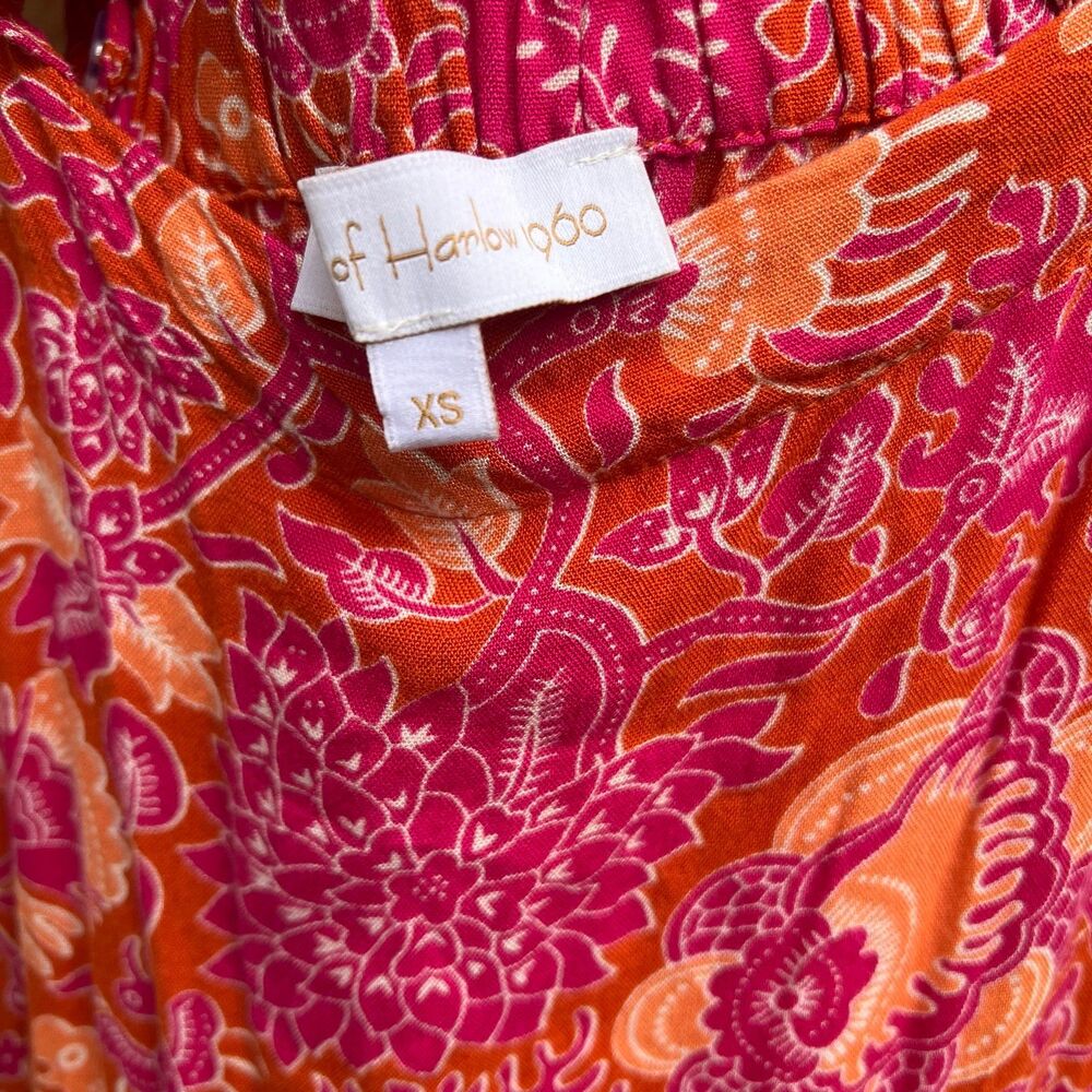 Maxi Dress house of Harlow 1960 Sz XS print resortwear boho bohemian - Picture 4 of 9